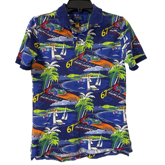 Polo Ralph Lauren Boys Medium 10–12 Bermuda 14th October 2021 67 Polo Shirt - Picture 1 of 5